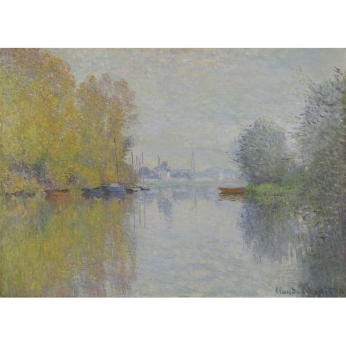 Claude Monet, Autumn On The Seine, Argenteuil Claude Monet, Autumn On The Seine, Argenteuil