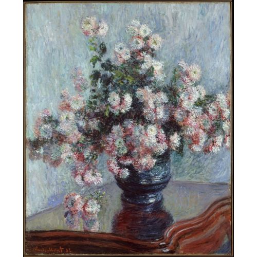 Claude Monet, Chrysanthemums 1887 Claude Monet, Chrysanthemums 1887