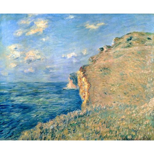 Claude Monet, Cliff At Fecamp Claude Monet, Cliff At Fecamp