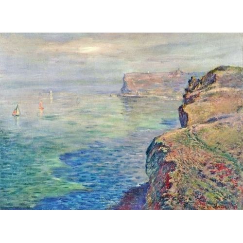 Claude Monet, Cliff At Grainval Near Fecamp Claude Monet, Cliff At Grainval Near Fecamp