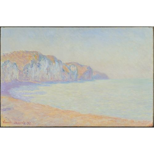 Claude Monet, Cliff At Pourville In The Morning Claude Monet, Cliff At Pourville In The Morning