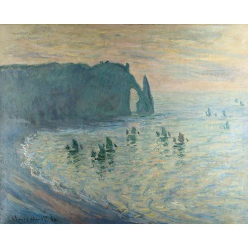Claude Monet, Cliffs At Etretat 2 Claude Monet, Cliffs At Etretat 2