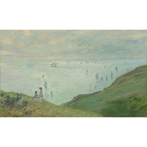 Claude Monet, Cliffs At Pourville Claude Monet, Cliffs At Pourville
