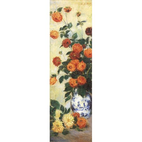 Claude Monet, Dahlias Claude Monet, Dahlias