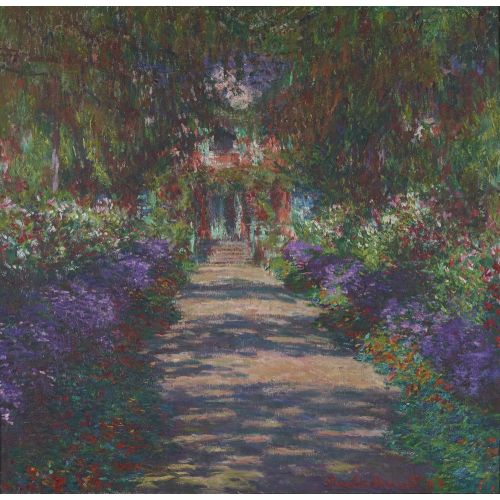 Claude Monet, Eine Allee In Monet's Garten In Giverny Claude Monet, Eine Allee In Monet's Garten In Giverny