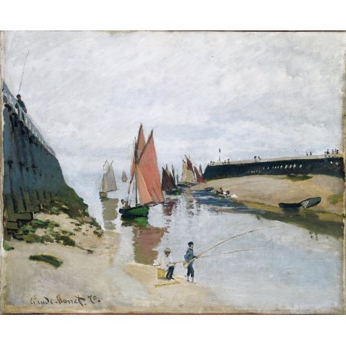Claude Monet, Entree Du Port De Trouville Claude Monet, Entree Du Port De Trouville