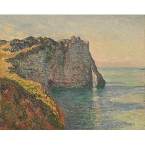 Claude Monet, Etretat, Uçurum Ve Porte D'aval Claude Monet, Etretat, Uçurum Ve Porte D'aval