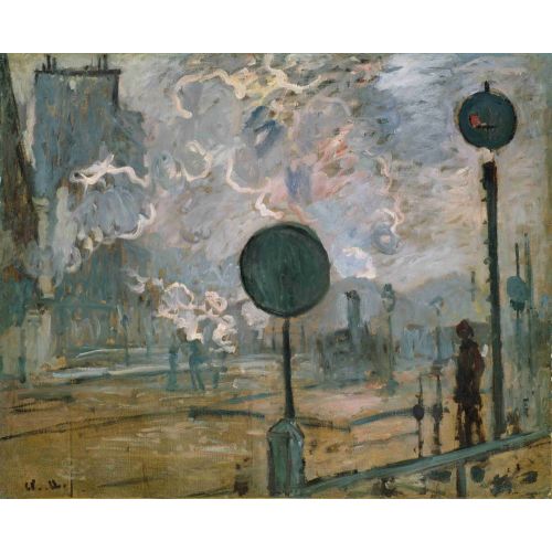Claude Monet, Exterior Of Saint Lazare Station Claude Monet, Exterior Of Saint Lazare Station