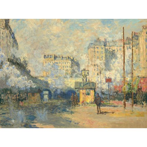 Claude Monet, Exterior Of Saint Lazare Station, Sun Effect Claude Monet, Exterior Of Saint Lazare Station, Sun Effect