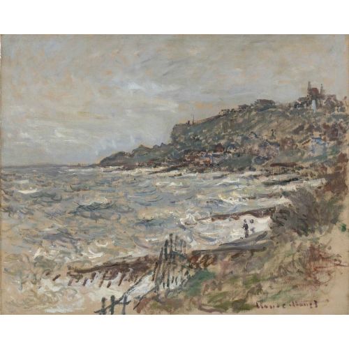 Claude Monet, Falaise De Sainte Adresse, Temps Gris Claude Monet, Falaise De Sainte Adresse, Temps Gris