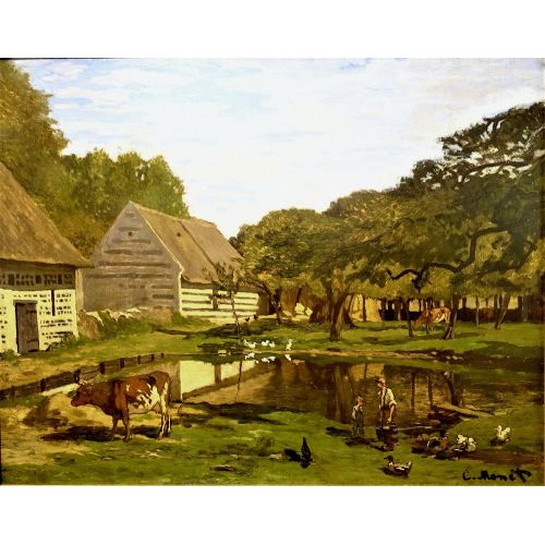 Claude Monet, Farmyard In Normandy Claude Monet, Farmyard In Normandy