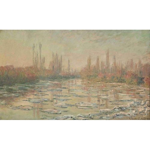 Claude Monet, Floating Ice Claude Monet, Floating Ice