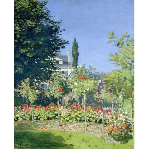 Claude Monet, Flowering Garden Claude Monet, Flowering Garden