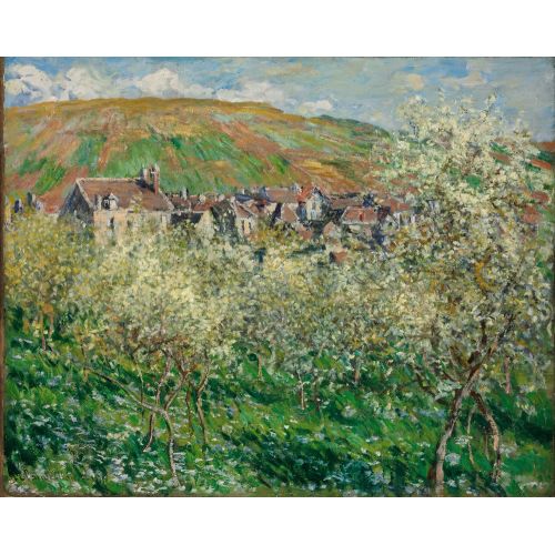 Claude Monet Flowering Plum Trees Impressionism Art Movements Claude Monet Flowering Plum TreesThis artwork by Claude Monet