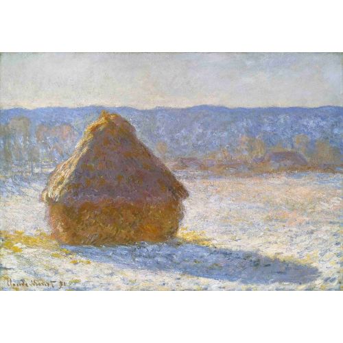 Claude Monet, Haystack In The Morning, Snow Effect Claude Monet, Haystack In The Morning, Snow Effect