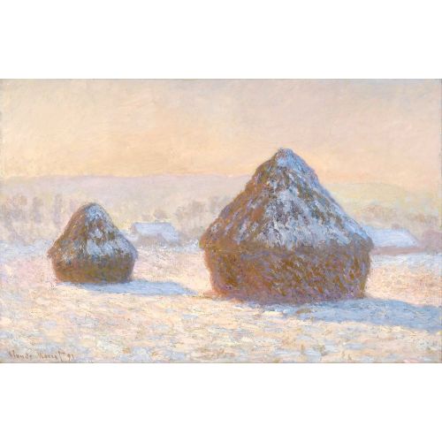Claude Monet, Haystack, Snow Effect, Morning Claude Monet, Haystack, Snow Effect, Morning