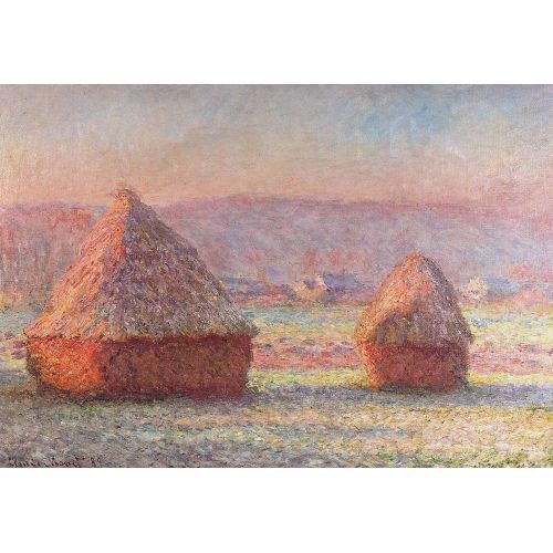 Claude Monet, Haystack White Frost, Sunrise Claude Monet, Haystack White Frost, Sunrise