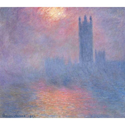 Claude Monet, Effect Of Sunlight In The Fog Claude Monet, Effect Of Sunlight In The Fog