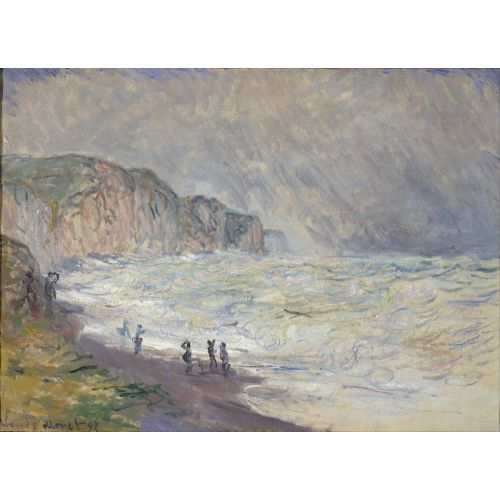 Claude Monet, Heavy Sea At Pourville Claude Monet, Heavy Sea At Pourville
