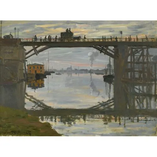 Claude Monet, Ahşap Köprü Claude Monet, Ahşap Köprü