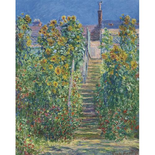 Claude Monet, L Escalier A Vetheuil Impressionism Art Movements Claude Monet, lEscalier a VetheuilClaude Monets lEscalier a