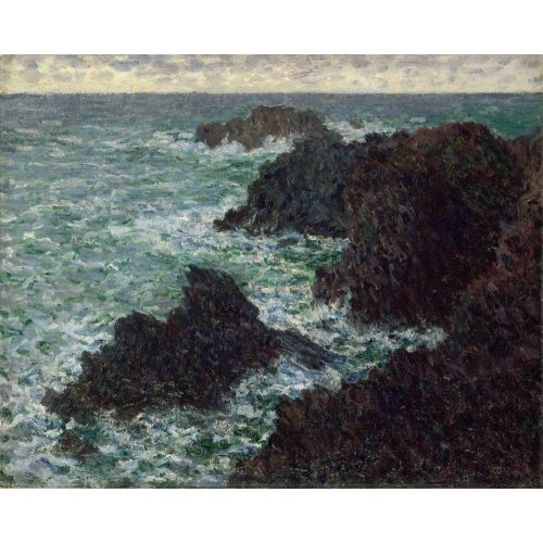 Claude Monet, Belle-Ile Kayaları, Vahşi Sahil Claude Monet, Belle-Ile Kayaları, Vahşi Sahil