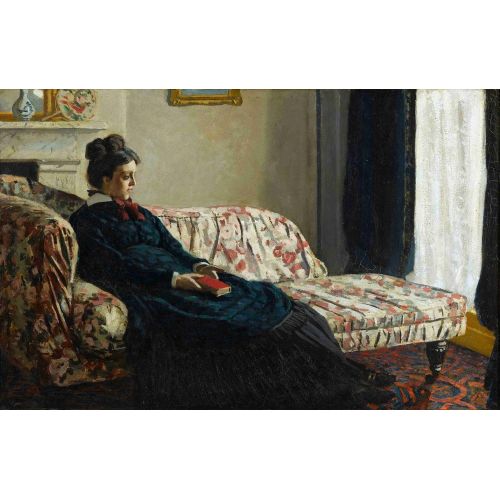 Claude Monet, Bayan Monet Koltukta Oturuyor Claude Monet, Bayan Monet Koltukta Oturuyor