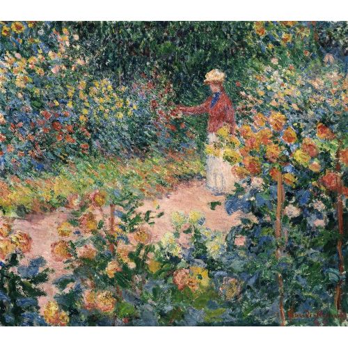 Claude Monet, Monets Garden At Giverny, 1895 Impressionism Art Movements Claude Monet, Monets Garden at Giverny, 1895Claude
