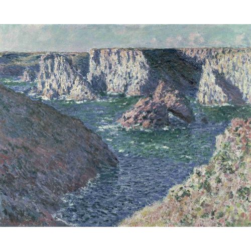 Claude Monet, Belle-İle, Domois'te Kayalar Claude Monet, Belle-İle, Domois'te Kayalar