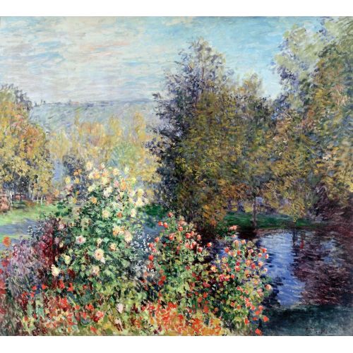 Claude Monet, Roses In The Hoshedes Garden At Montregon Impressionism Claude Monet, Roses In The Hoshedes Garden At Montregon Impressionism Art Movements Claude Monet, Roses in the Hoshedes Garden