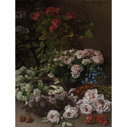 Claude Monet, Bahar Çiçekleri Claude Monet, Bahar Çiçekleri