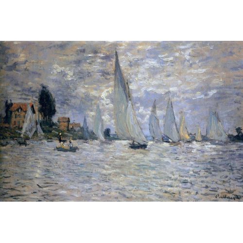 Claude Monet, Argenteuil’de Yelkenli Yarışı Claude Monet, Argenteuil’de Yelkenli Yarışı