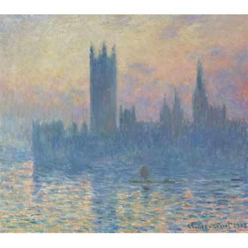 Claude Monet, The Houses Of Parliament, Sunset 1903 Impressionism Art Movements Claude Monet, The Houses of Parliament, Sunset
