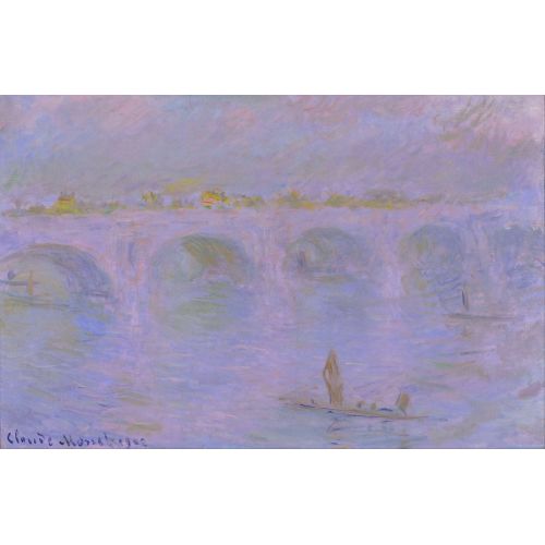 Claude Monet Waterloo Bridge In London Impressionism Art Movements Claude Monet Waterloo Bridge in LondonClaude Monets artwork