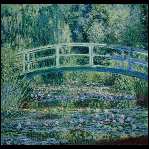 Claude Monet, Japon Yaya Köprüsü Ve Nilüfer Havuzu, Giverny 1