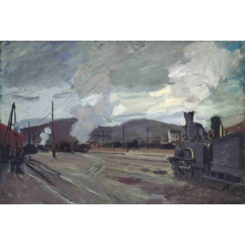 Claude Monet, Argenteuil'deki Tren İstasyonu Claude Monet, Argenteuil'deki Tren İstasyonu