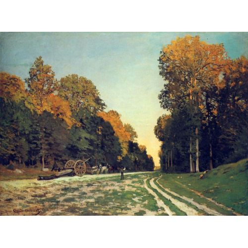 Claude Monet, Chailly'den Fontainebleau'ya Giden Yol Claude Monet, Chailly'den Fontainebleau'ya Giden Yol