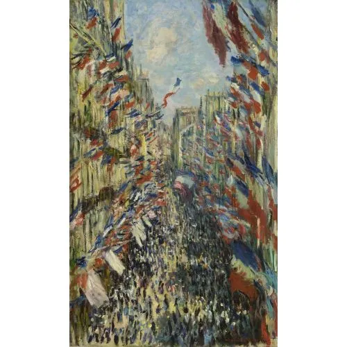 Claude Monet, The Rue Montorgueil In Paris. Celebration Of June 30, 1878 Impressionism Claude Monet, The Rue Montorgueil In Paris. Celebration Of June 30, 1878 Impressionism Art Movements Claude Monet, The Rue
