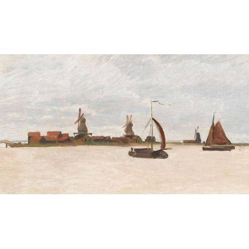 Claude Monet, The Voorzaan Near Zaandam Claude Monet, The Voorzaan Near Zaandam