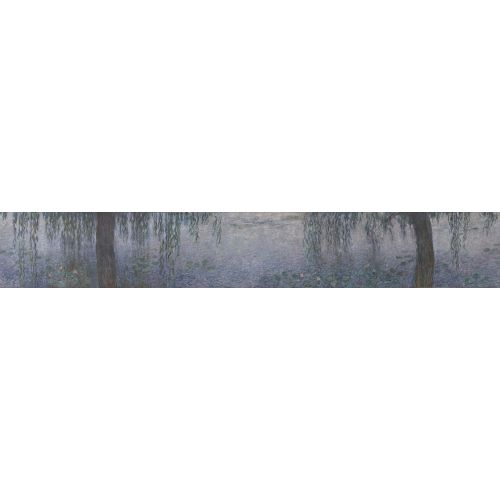 Claude Monet, The Water Lilies Clear Morning With Willows Claude Monet, The Water Lilies Clear Morning With Willows