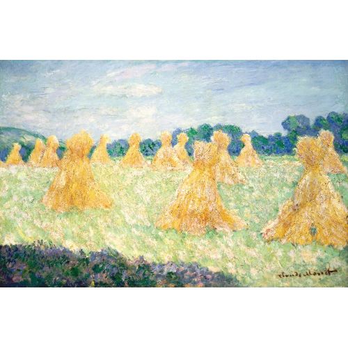 Claude Monet, The Young Ladies Of Giverny, Sun Effect Claude Monet, The Young Ladies Of Giverny, Sun Effect