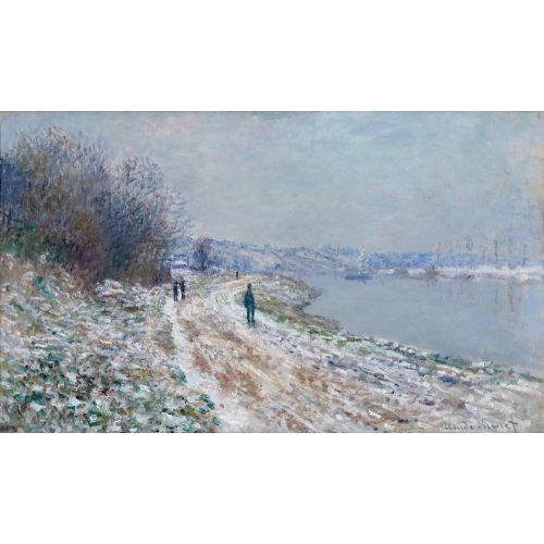 Claude Monet, Towpath At Argenteuil, Winter