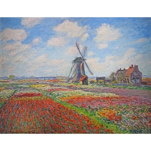 Claude Monet, Tulip Fields In Holland