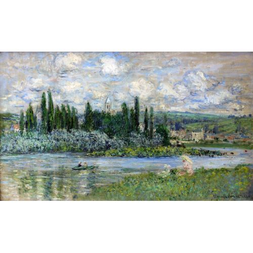 Claude Monet, Vetheuil Sur Seine Landscape Claude Monet, Vetheuil Sur Seine Landscape