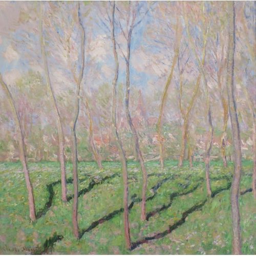 Claude Monet, Bennecourtun Görünümü Empresyonizm Sanat Akımları Claude Monet, Bennecourt ManzarasıClaude Monetnin