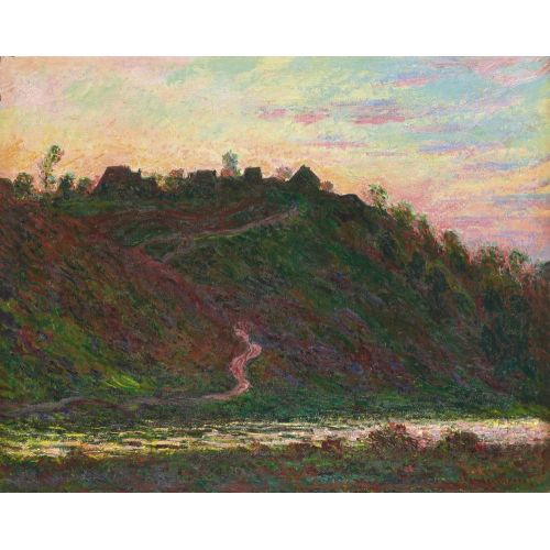 Claude Monet, Village De La Roche Blond, Effet Du Soir