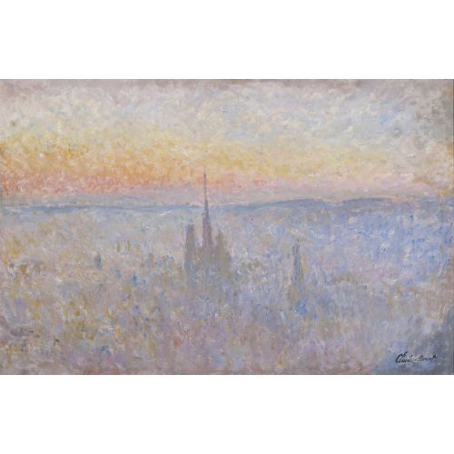 Claude Monet, Vue De Rouen Depuis La Cote Sainte Catherine