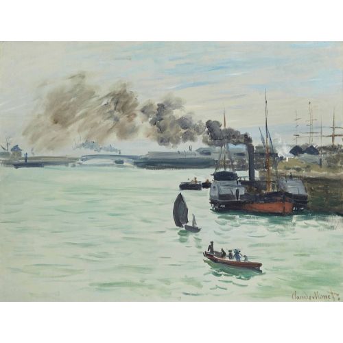 Claude Monet, Vue D'un Port