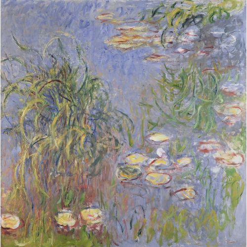 Claude Monet, Water Lilies Cluster Of Grass Claude Monet, Water Lilies Cluster Of Grass