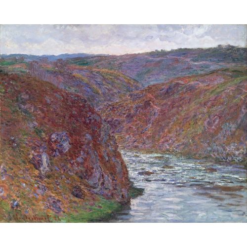 Claude Monet, Valley Of The Creuse Gray Day